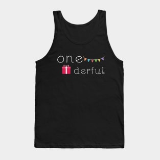 One - derful First Birthday Party Design Tank Top